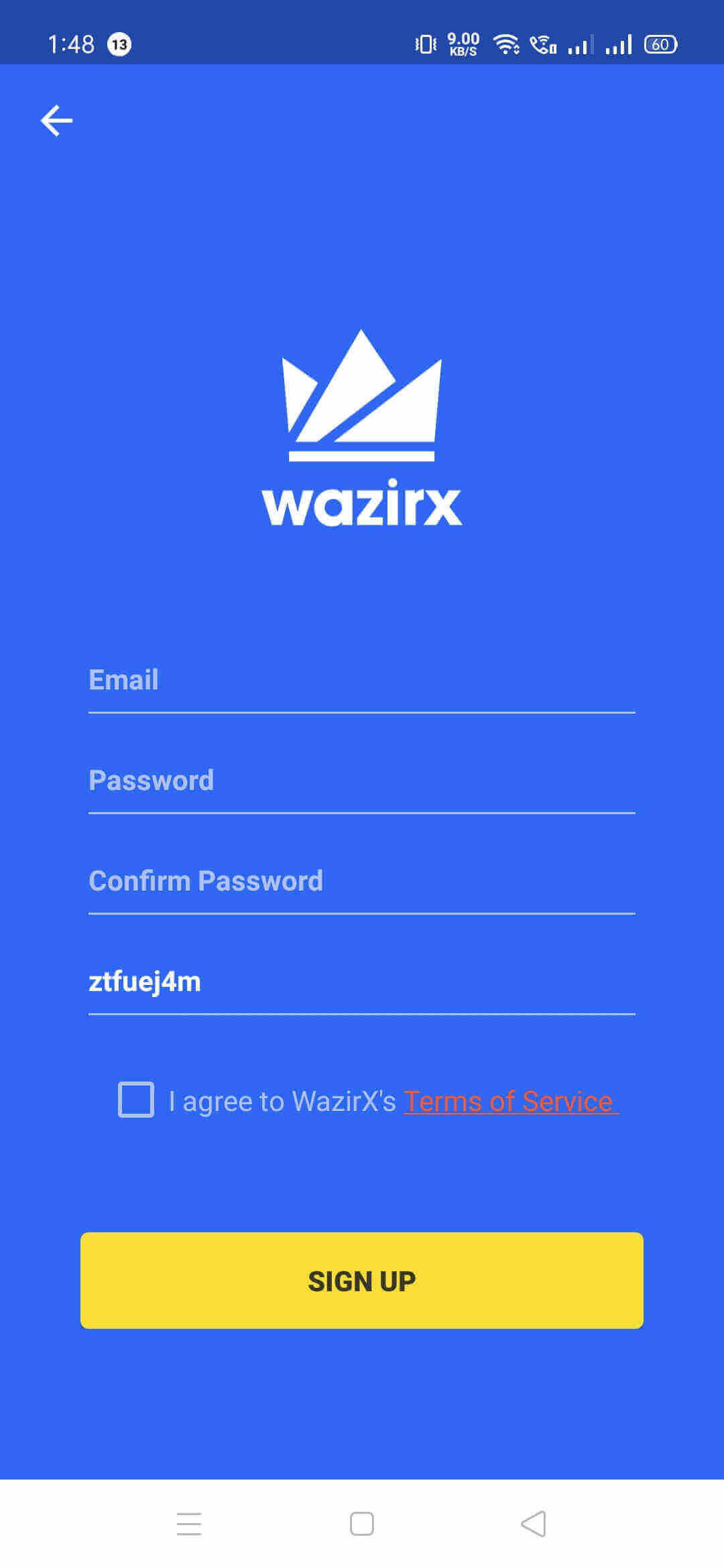 WazirX Referral code